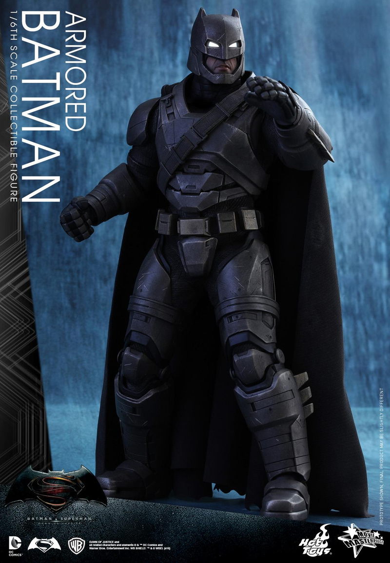 Illustration for article titled Hot Toys' Next Batman v Superman Collectable Is Armored and Awesome
